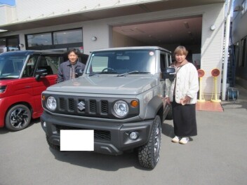 ジムニ－シエラ　納車式です！！