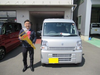 エブリィ納車です。