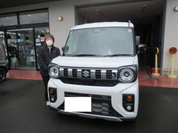 新型スペーシアギア　納車式です！