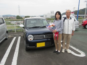 ラパン　ご納車です！