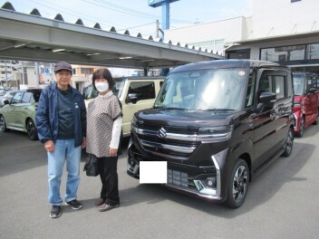 スペーシアカスタム　納車式です！