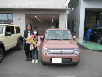 ラパン納車です。