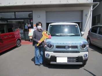 ハスラ－納車です。