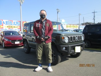ジムニー納車させていただきました。