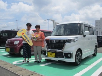 スペーシアカスタムご納車ありがとうございます！！