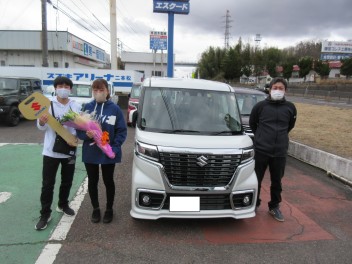 ☆スペーシアカスタムご納車させていただきました☆