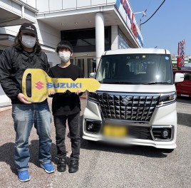 スペーシアカスタム納車おめでとうございます❣