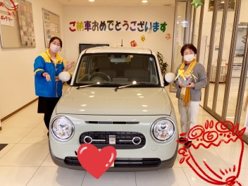 ラパンご納車です☆