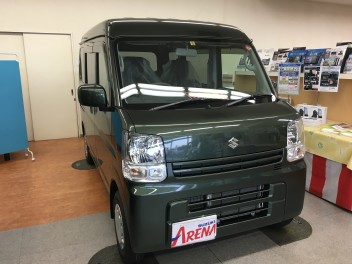 M様、エブリイバン(色：カーキ)のご納車おめでとうございます！！