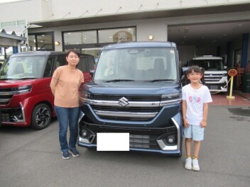 スペーシアカスタム　納車式です！