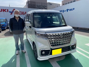 ☆新車スペーシアカスタム納車しました☆