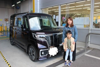 スペーシアカスタムご納車おめでとうございます！