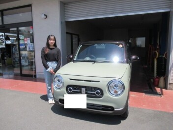 ラパンLC　納車式です！