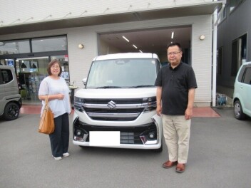 スペーシアカスタム　納車式です！！