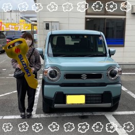 ハスラーご納車おめでとうございます(*‘∀‘)♪
