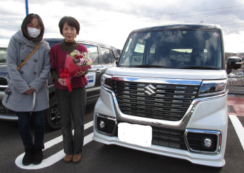 スペーシアカスタムご納車です！！