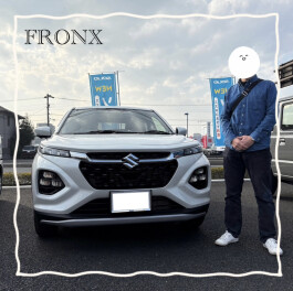 フロンクスのご納車おめでとうございます！