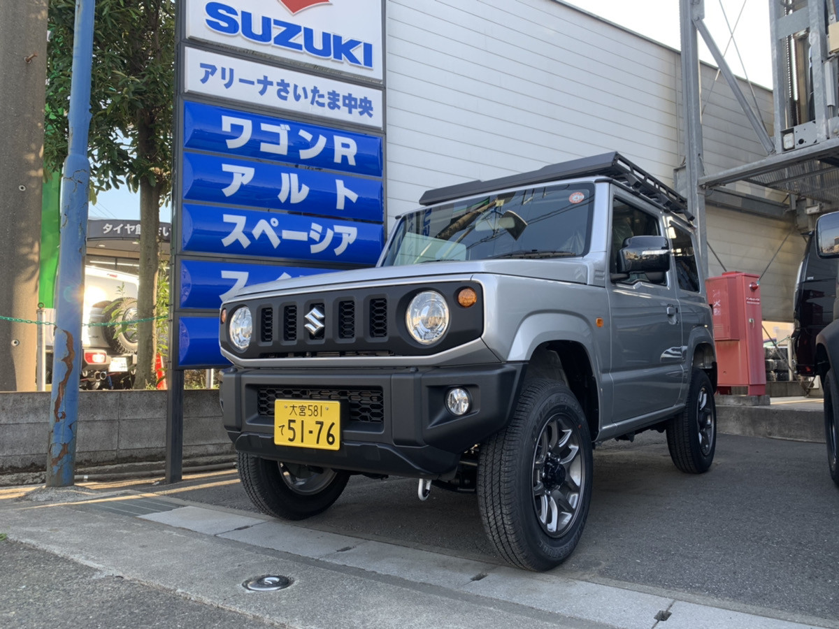 ジムニー 展示車のジムニーのカスタム日記 Part 3 改造 その他 お店ブログ スズキアリーナさいたま中央