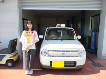 ラパン納車です。
