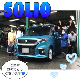 新型ソリオ♪♪笑顔のご納車式☆★☆
