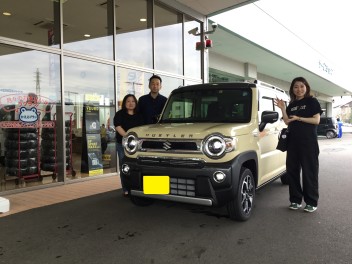 ハスラーご納車おめでとうございます♪