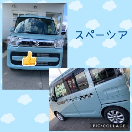 とっても可愛いスペーシア納車です☆