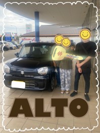 ご納車おめでとうございます！【アルト】