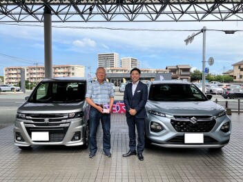 H様ワゴンＲご納車おめでとうございます(^o^)/