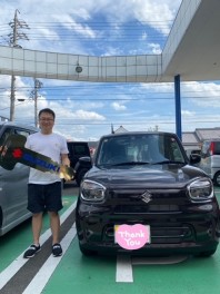 アルト納車しました"(-""-)"