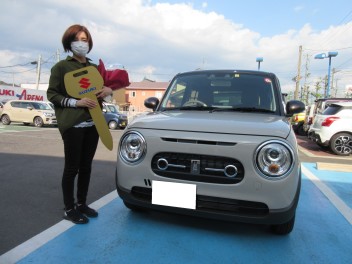 O様ラパンご納車です！