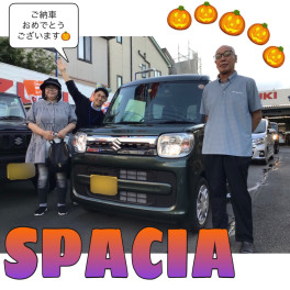 スペーシア！！ご納車式です(#^^#)