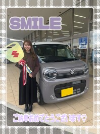 ご納車おめでとうございます！【ワゴンＲスマイル】