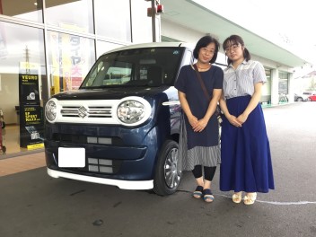 ワゴンＲスマイルご納車おめでとうございます♪