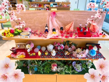３月ショールーム飾りつけ♪