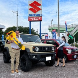 和泉店長ジムニーシエラ納車式～！