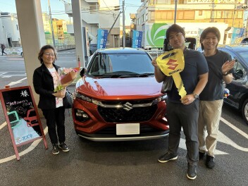 C様　フロンクスご納車おめでとうございます！