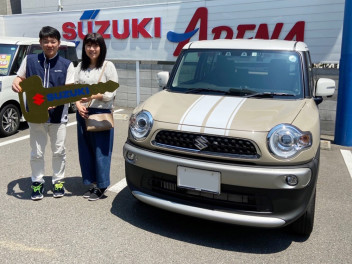 クロスビー ご納車おめでとうございます