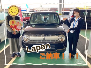 ラパンご納車です！！