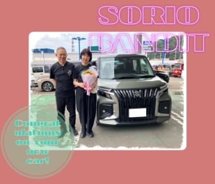 ソリオご納車おめでとうございます！