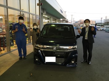 ワゴンＲカスタムＺご納車おめでとうございます！！！