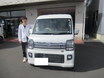 エブリイワゴン　納車式です！