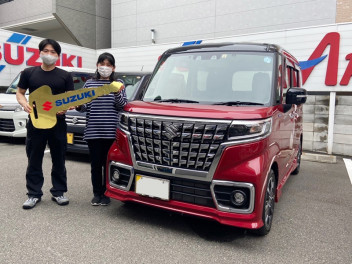 スペーシアカスタム ご納車おめでとうございます。