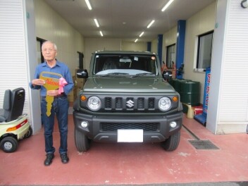 ジムニ－シェラ納車です。