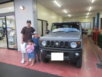 ジムニ－　納車式です！！