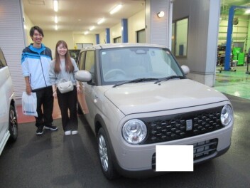 新型ラパン　納車式です！