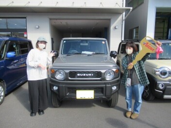 ジムニ－納車です。