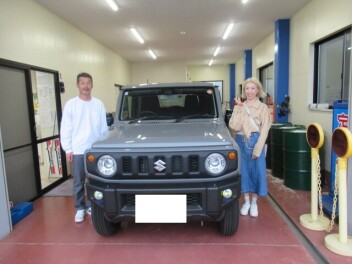 ジムニ－　　納車式です！！