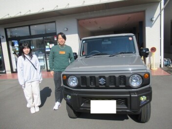 ジムニ－　　納車式です！！