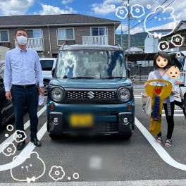 スペーシアギア納車おめでとうございます！