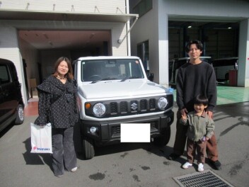 ジムニ－　納車式です！！